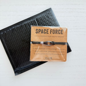 Space Force Support Bracelet | Military Keepsake for Families, Veterans & Loved Ones