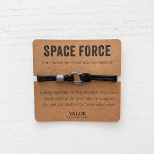 Space Force Support Bracelet | Military Keepsake for Families, Veterans & Loved Ones