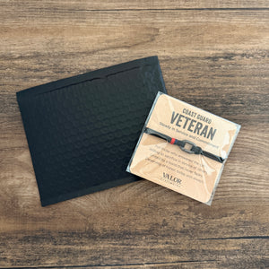 Veteran Bracelet | Choose Your Branch | Army Navy Air Force Marines Coast Guard Space Force